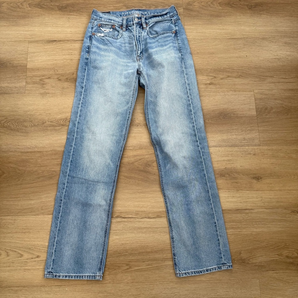 American Eagle Blue Dad Jeans